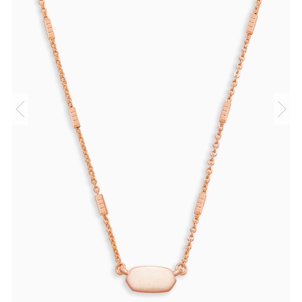 Kendra Scott Fern Necklace - Rose Gold